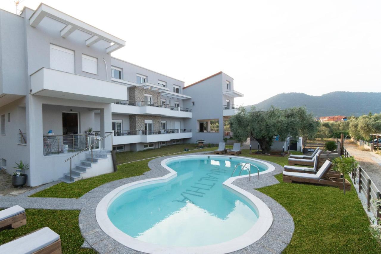 Hotel Amalthia Skala Potamia  Esterno foto